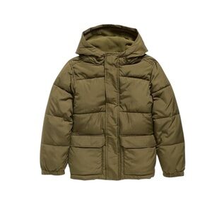 Old Navy Boys Frost Free Zip Front Hooded Puffer Jacket Winter Jacket Warm